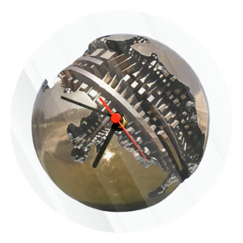 Orologio Vetro Tondo