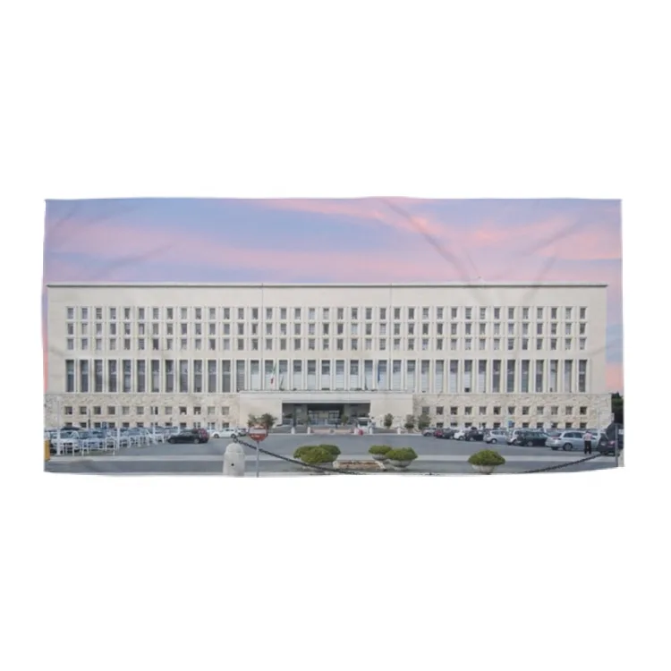 Farnesina rosa - telo da spiaggia