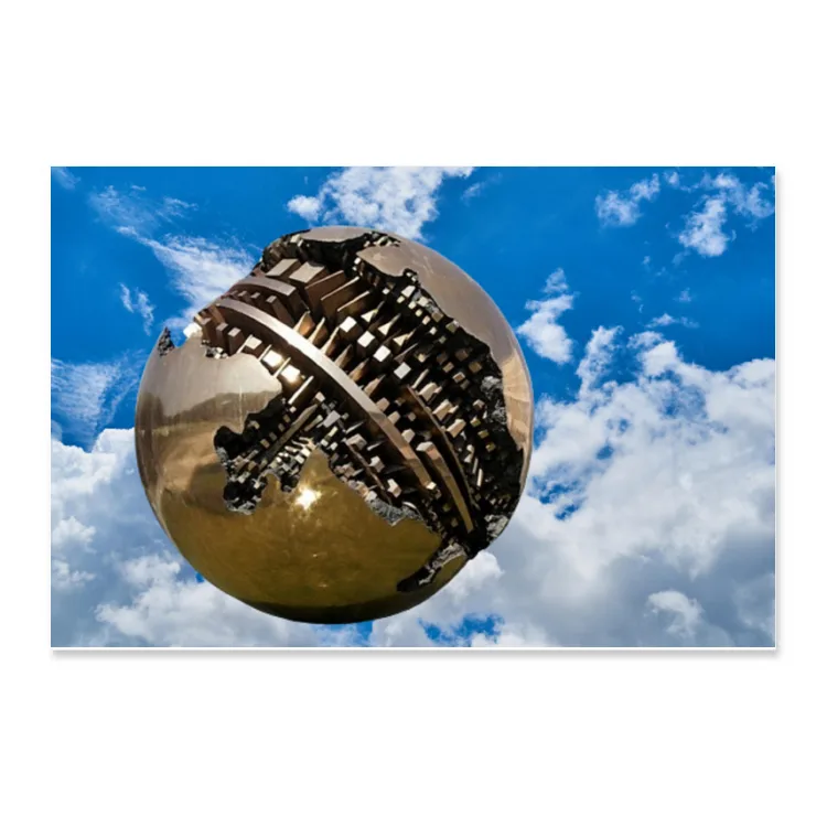 A. Pomodoro scultura nel cielo