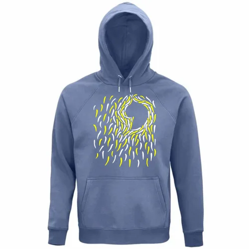 Felpa Organica Unisex Cappuccio