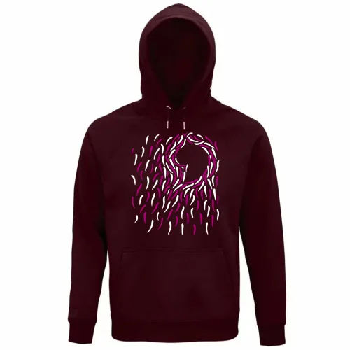 Felpa Organica Unisex Cappuccio