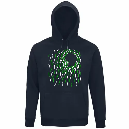 Felpa Organica Unisex Cappuccio