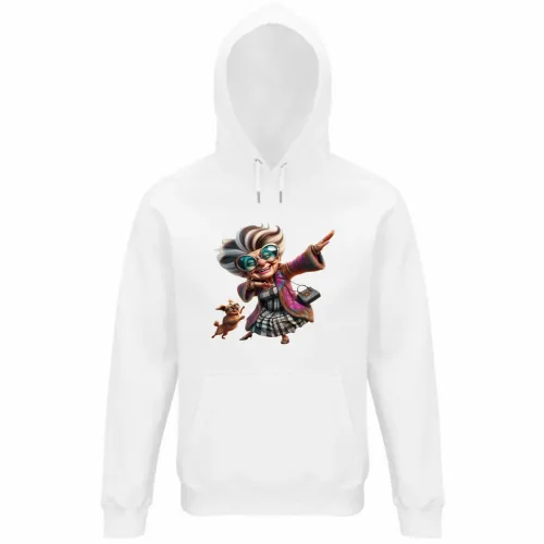 Felpa Organica Unisex Cappuccio