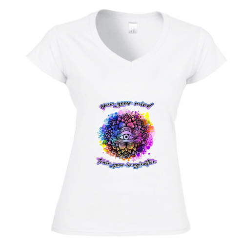 T-Shirt Donna Scollo V