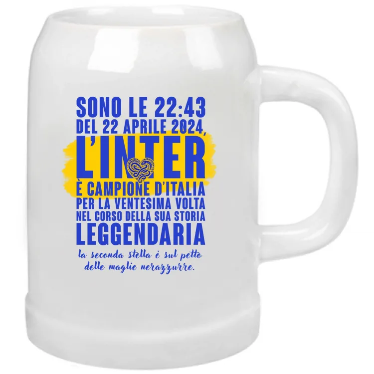 T-shirt Bianca Repice Inter - Sono le 22:43 del 22
