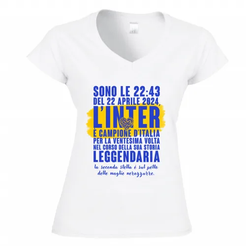 T-Shirt Donna Scollo V