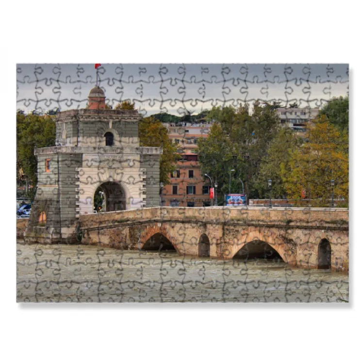 Ponte Milvio acqua alta puzzle