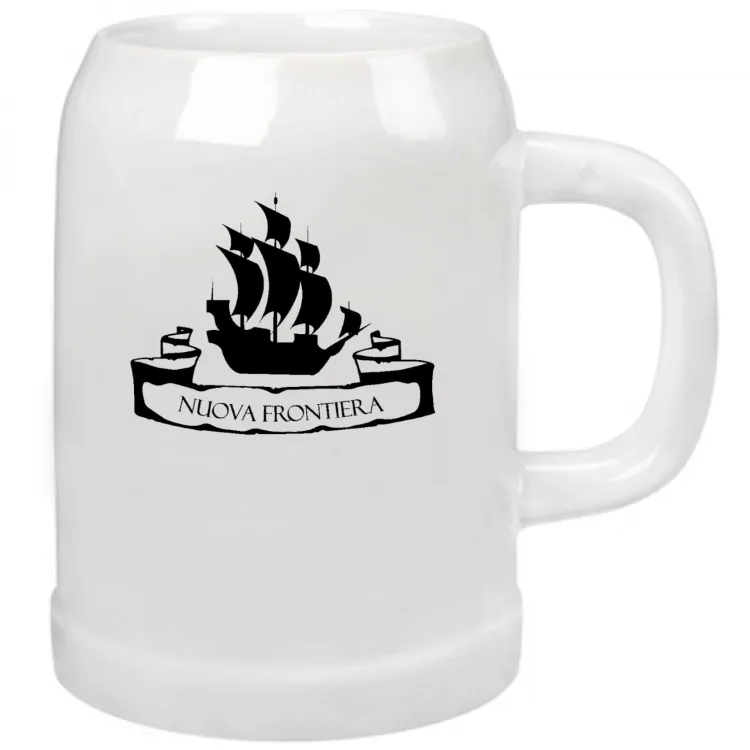 tazza boccale di birra nuova frontiera