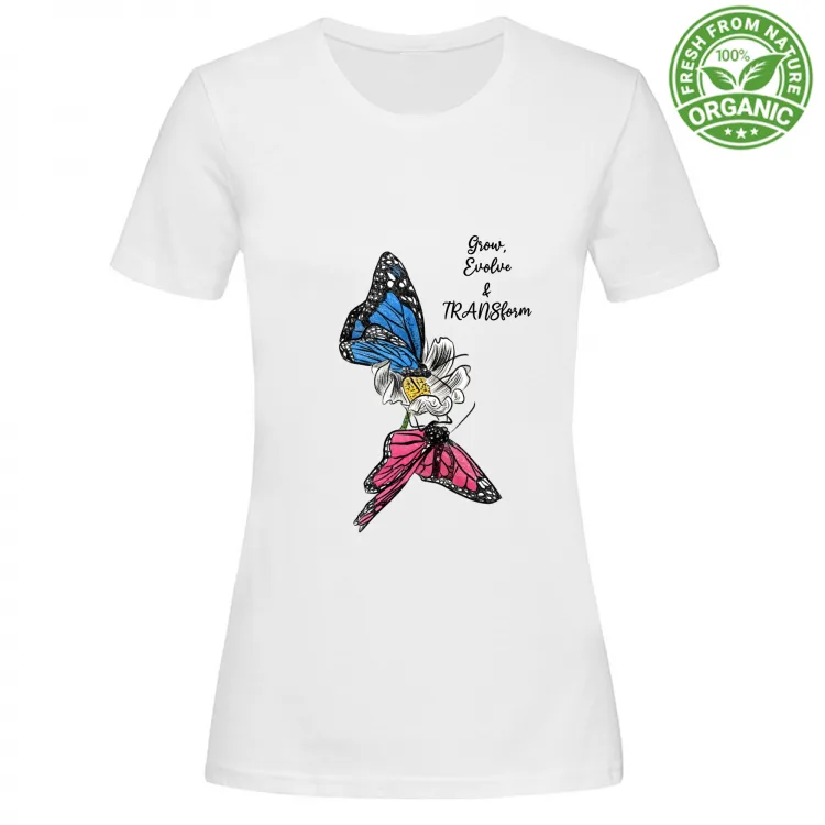 Farfalle TRANSform - scritta nera