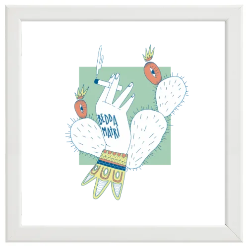 Poster con Cornice 40x40