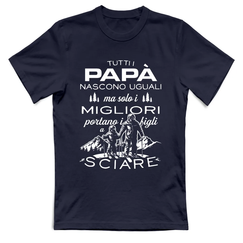 I Migliori Papà portano i figli a Sciare...