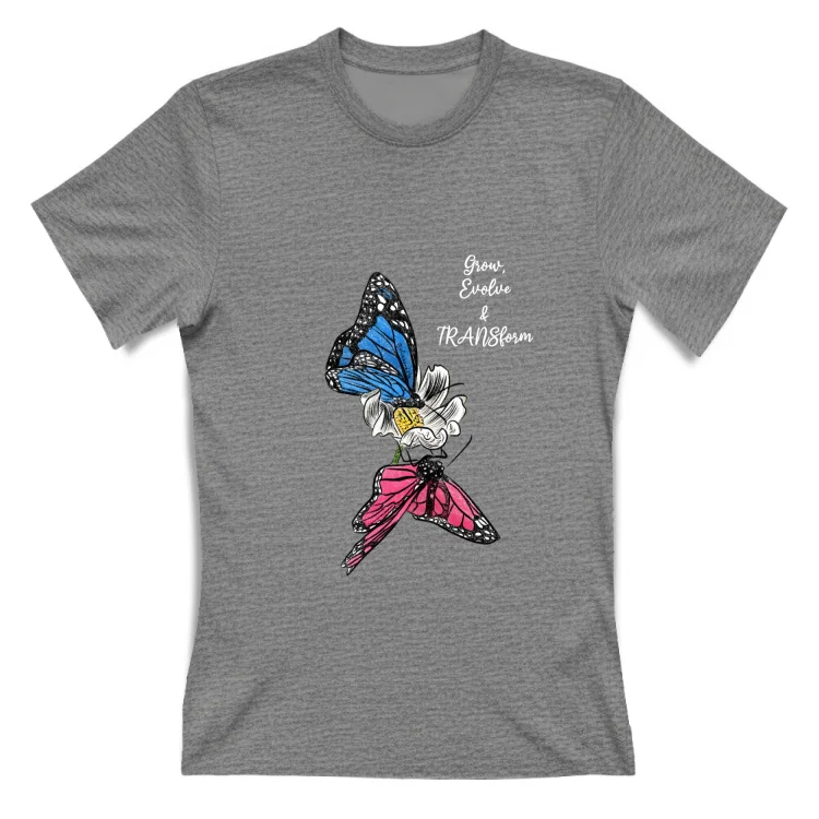 Maglietta Pride - Ali e Farfalle fr/retro