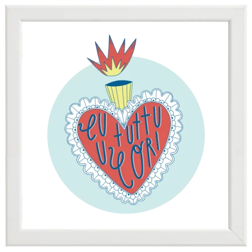 Poster con Cornice 40x40
