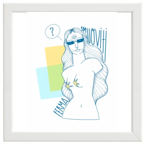 Poster con Cornice 40x40