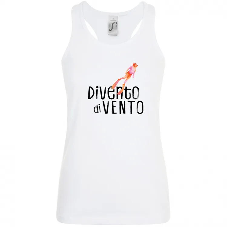 Divento di vento - canotta donna
