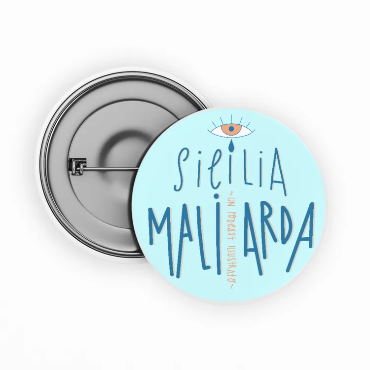 Set da 5 Spille Logo Sicilia Maliarda