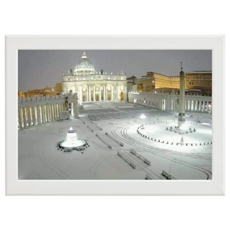 2018 Piazza San Pietro innevata