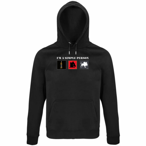 Felpa Organica Unisex Cappuccio