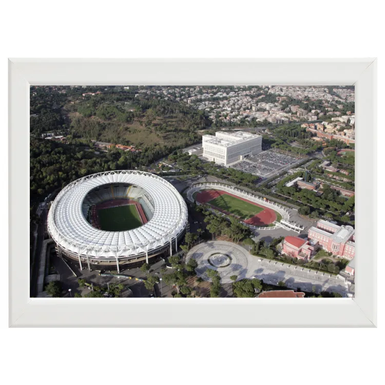 Stadio Olimpico , dei marmi e Farnesina dallalto