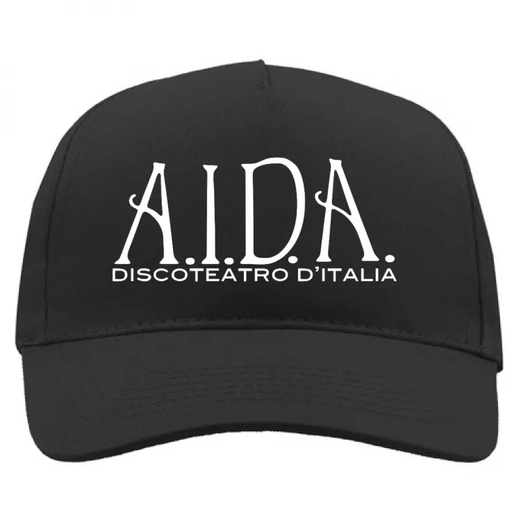 cappellino discoteca aida bianco