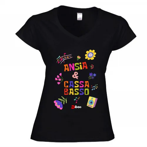 T-Shirt Donna Scollo V