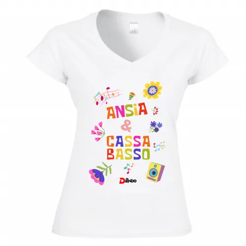 T-Shirt Donna Scollo V