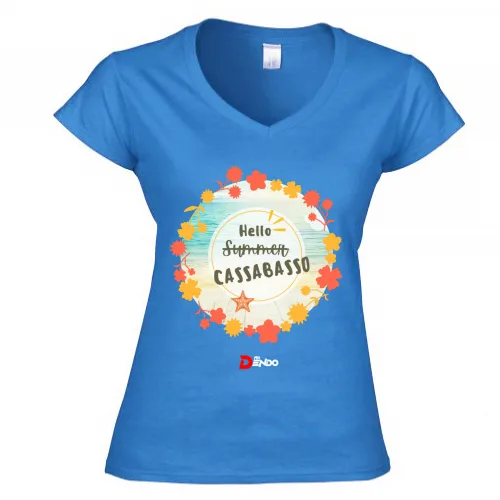 T-Shirt Donna Scollo V