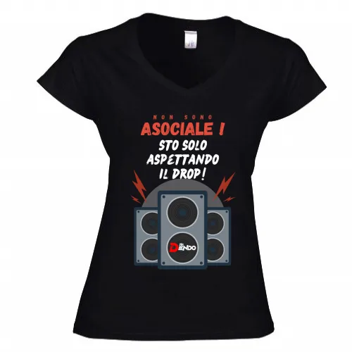 T-Shirt Donna Scollo V