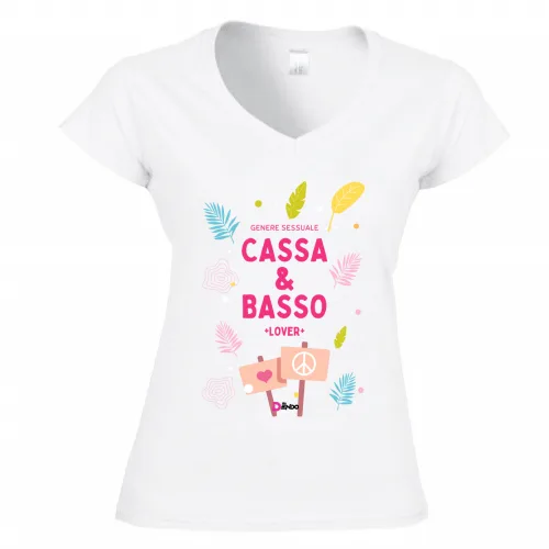 T-Shirt Donna Scollo V