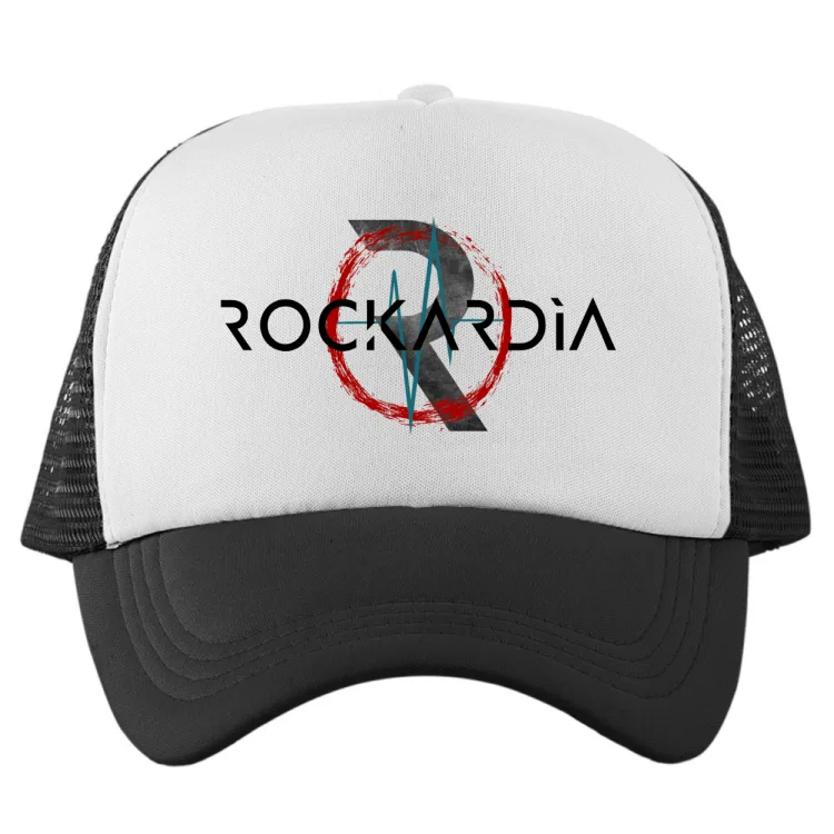 Cappellino Logo Colorato Scritta Nera