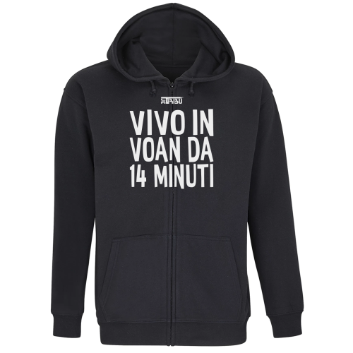 Felpa Premium Cappuccio Zip