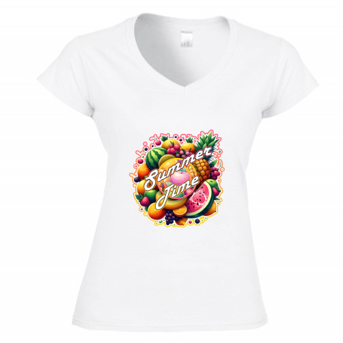 T-Shirt Donna Scollo V