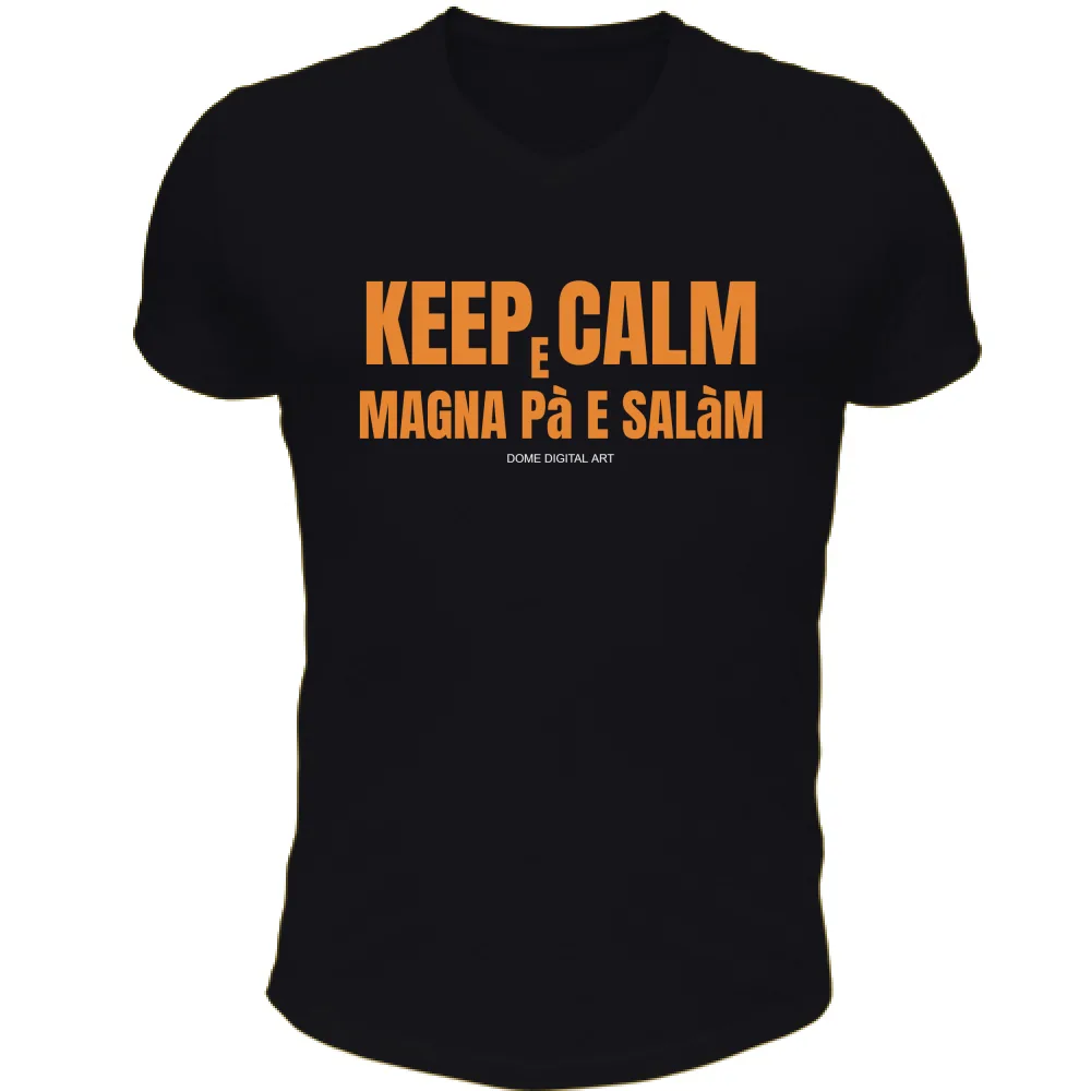 T-shirt Dialetto Bresciano magna pa e salam 20