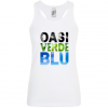 Canotta DONNA Oasi Verde Blu