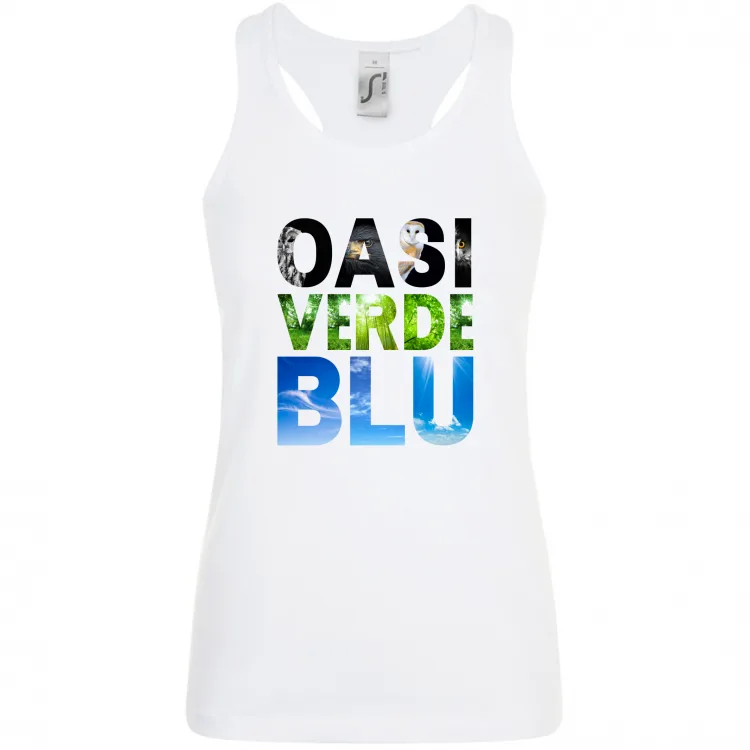 Canotta DONNA Oasi Verde Blu