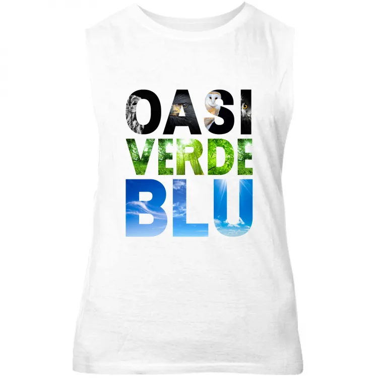 Canotta UOMO Oasi Verde Blu