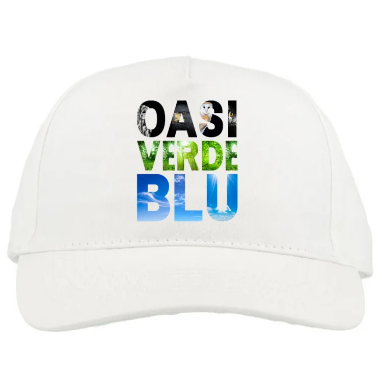 Cappellino Oasi Verde Blu