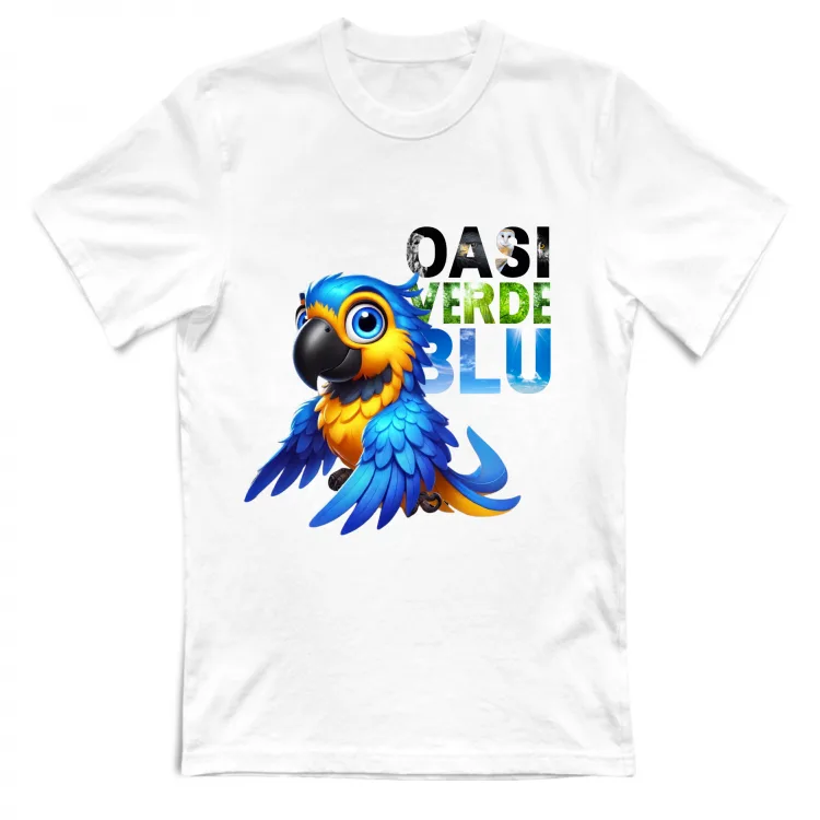T-shirt BIMBO Ara Oasi Verde Blu