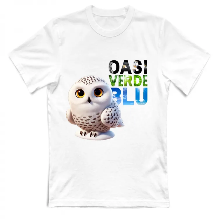 Tshirt BIMBO Civetta Oasi Verde Blu