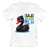 Tshirt ADULTO Cigno Nero Oasi Verde Blu