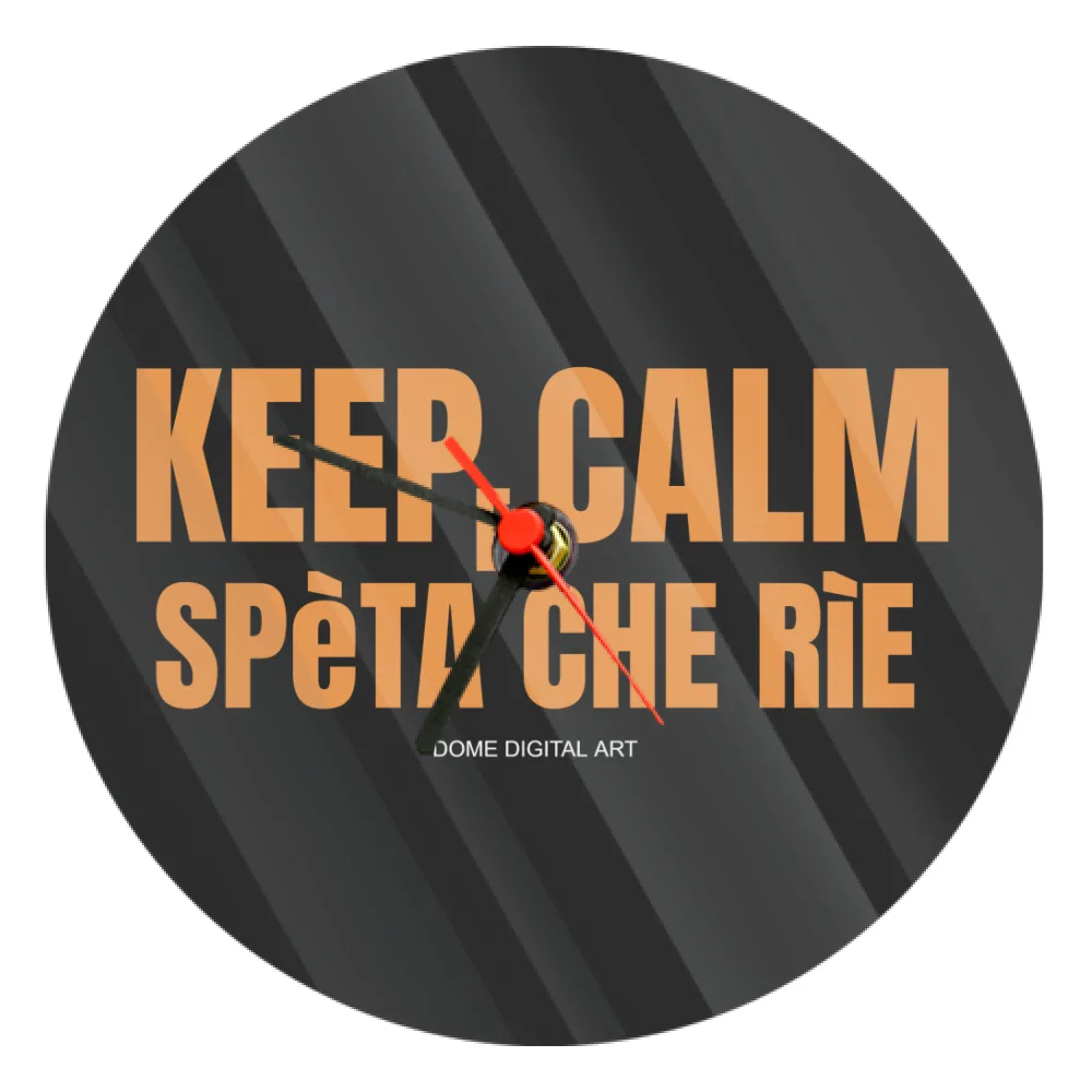 Orologio Dialetto Bresciano speta che rie 25