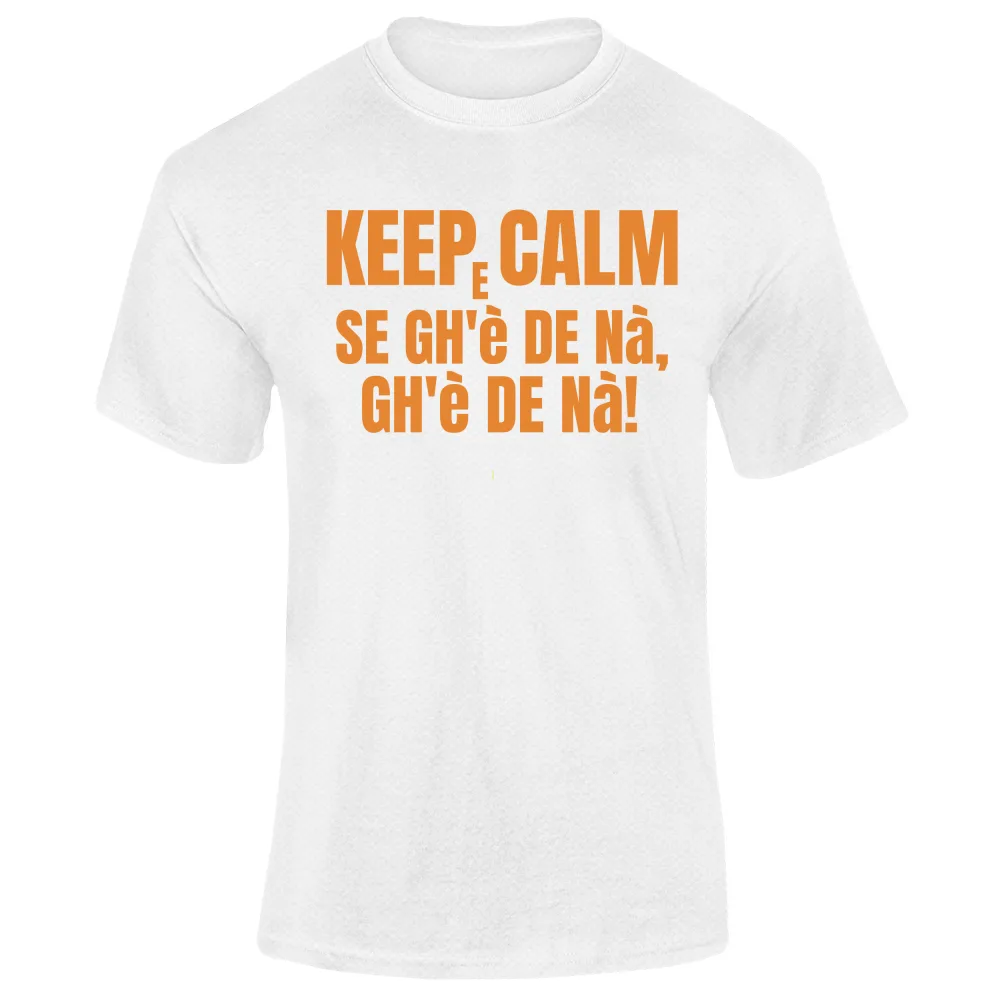 T-shirt sport Dialetto Bresciano se ghe de na ghe 