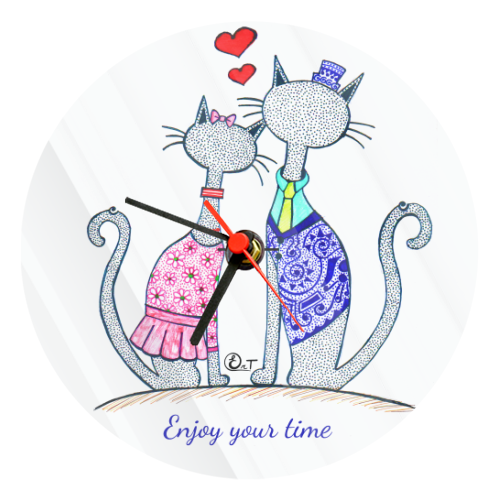 Orologio Vetro Tondo