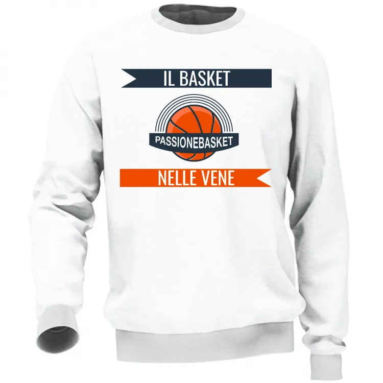 Felpa unisex PassioneBasket 005