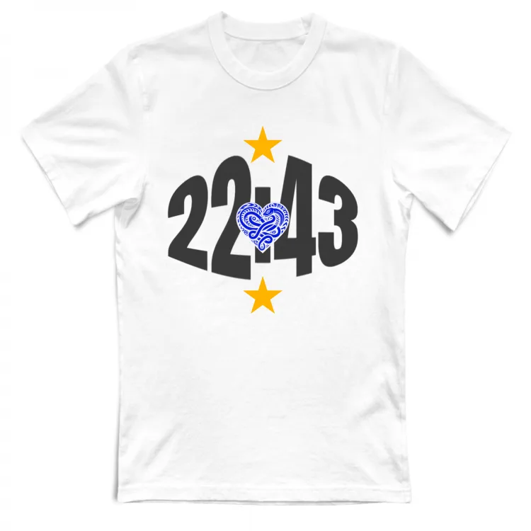 T-shirt Inter 22:43 Squdetto Seconda Stella