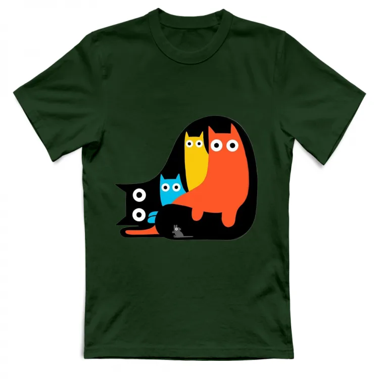 tshirt (uomo) "cats" #blackfriday