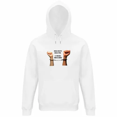 Felpa Organica Unisex Cappuccio