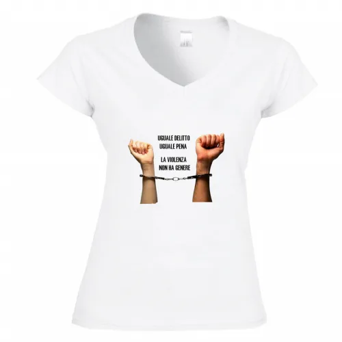 T-Shirt Donna Scollo V