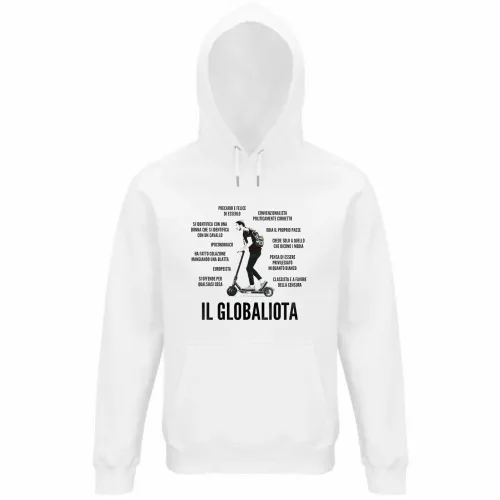 Felpa Organica Unisex Cappuccio