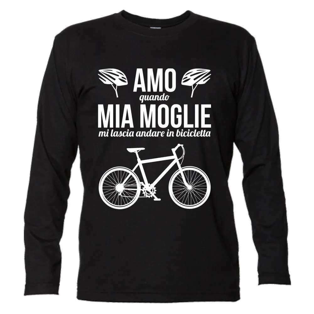 Amo Mia Moglie quando mi lascia andare in MTB